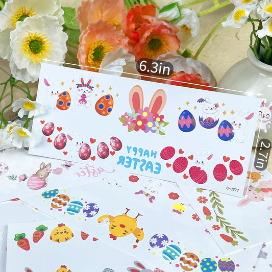 80 PCS Flower Temporary Tattoos for Women Realistic Floral Fake Tattoo Stickers Adult Wildflower Party Decorations Supplies Favors