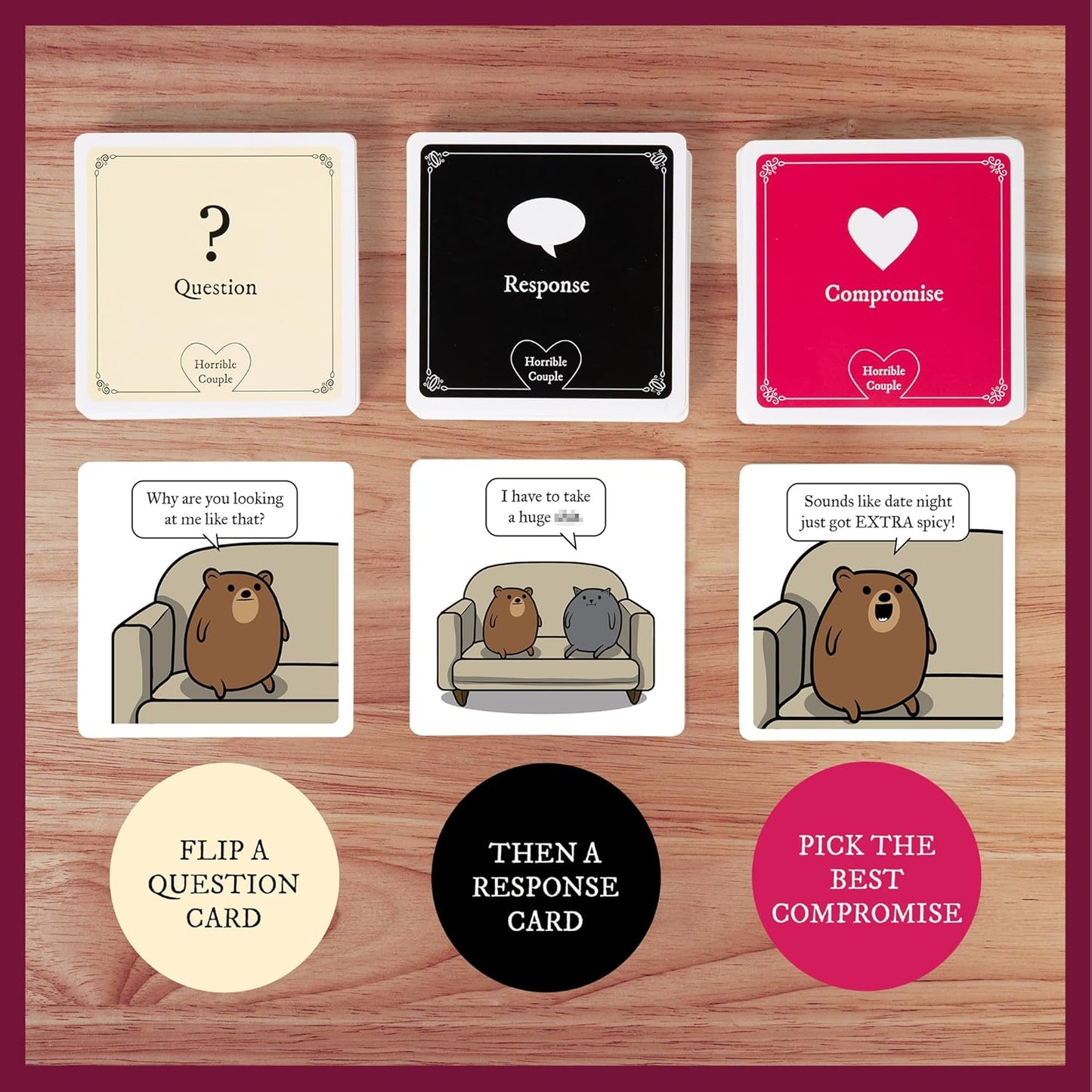 Horrible Therapist: Extra Horrible Edition by Exploding Kittens - A Card Game for 3-8 Players, Ages 17+ - Adult Party Game for Family Night
