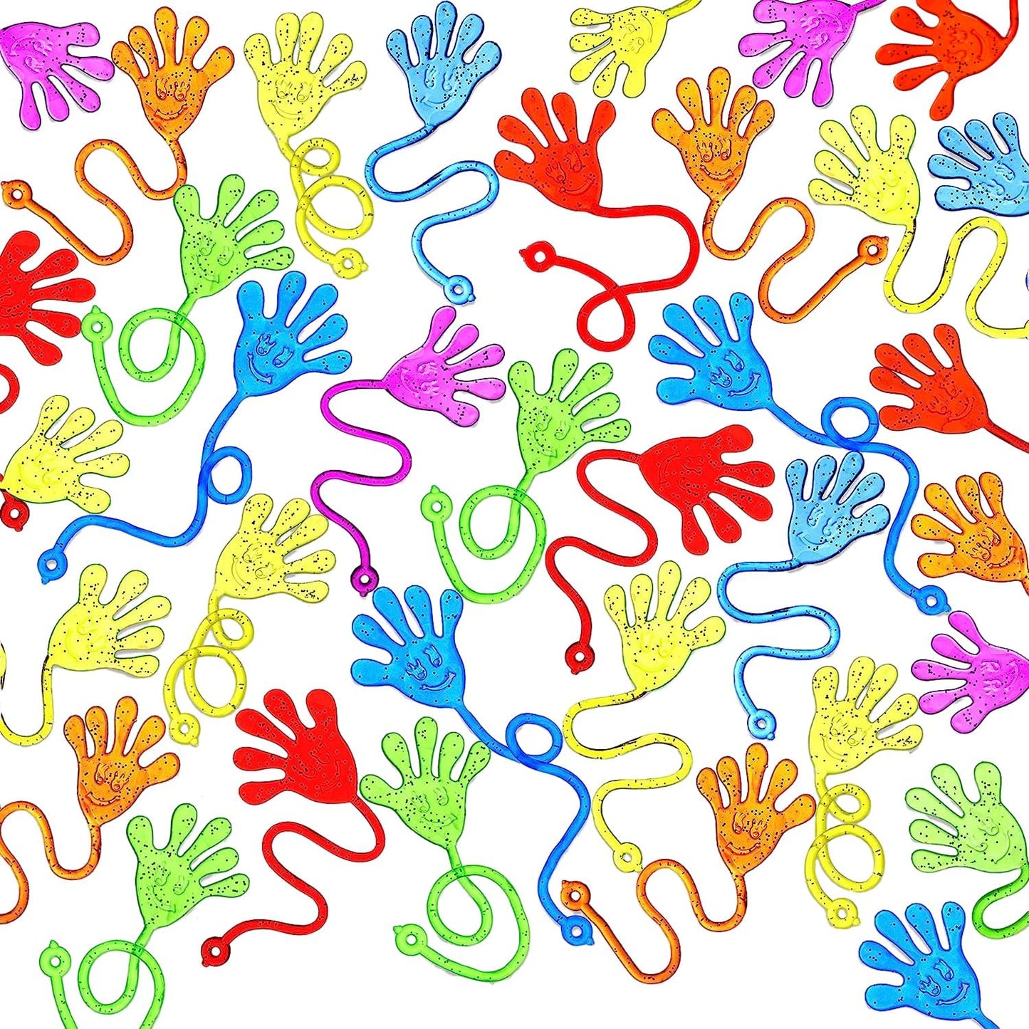 JOYIN 48Pcs Sticky Lizards Party Favors, Party Favors Set for Kids, Holiday Traditions, Classroom Treasure Box, Carnival Prizes, Bulk Pinata Stuff Mini Toys, Goodie Bags for Kids