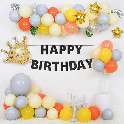 DIY Banner Kit with Letters Glitter Banner Letters Customizable Birthday Banners Graduation Banner Custom Party Hanging Banner for Graduation Wedding Party Baby Shower Decoration(Gold)