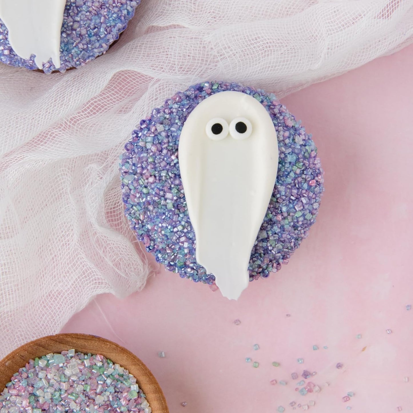 Sweets Indeed Dye-Free Candy Eyeball Sprinkles, 2.92 oz | Edible Sugar Eyeball Decorations for Cookies, Cupcakes & Cakes | No Artificial Dyes