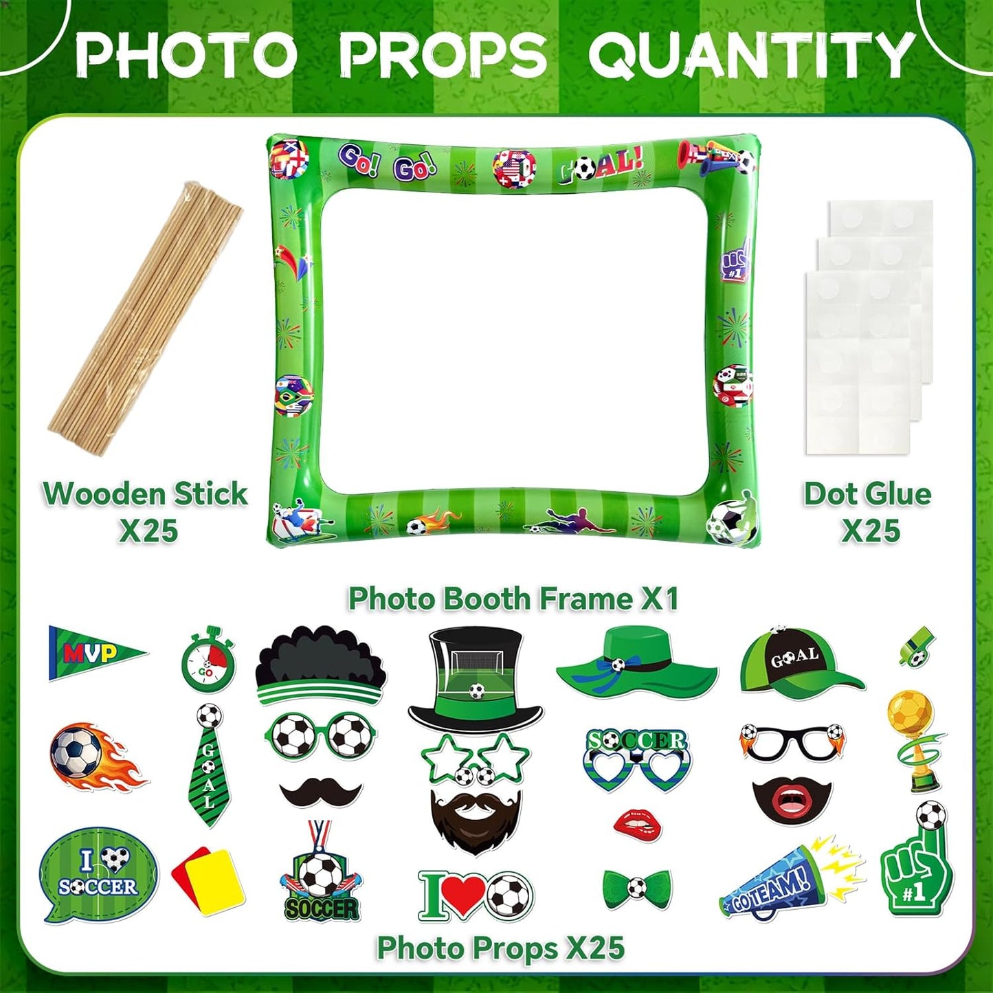Hawaiian Photo Booth Props & Inflatable Frame, 30Pcs Luau Photobooth Props with Large Inflatable Inflatable Selfie Picture Frame for Summer Tropical Aloha Luau Party Selfie Supplies