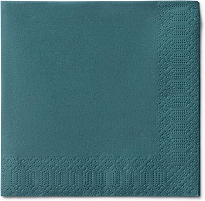 Black Beverage Napkins (300 Count) 2-Ply Disposable Cocktail Napkins for Bar, Weddings, Parties, Events, Premium Quality and EU Made