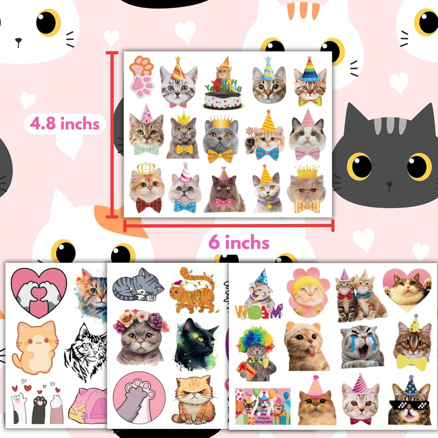 Horse Temporary Tattoos 52 Pcs Horse Tattoos for Kids Birthday Party Supplies Favors Tattoos Stickers Super Cute Gifts Party Decorations Girls Boys Classroom School Prizes Themed
