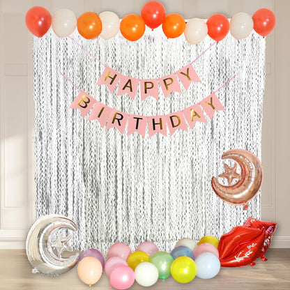 4 Pack Wavy Champagne Gold Metallic Tinsel Foil Fringe Curtains Backdrop - 3.3X6.6ft Foil Fringe Backdrop for Parties | Door Streamers for Birthday | Photo Booth Backdrops Party Decor