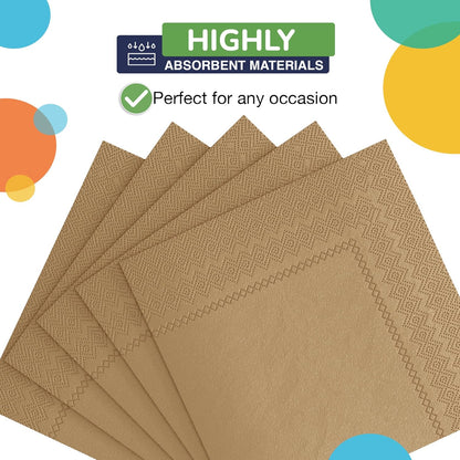 Party Solids Purple Paper Napkins Disposable Everyday 50 Pcs 2 Ply Purple Dinner Napkins Paper Everyday For Parties & Party Supplies