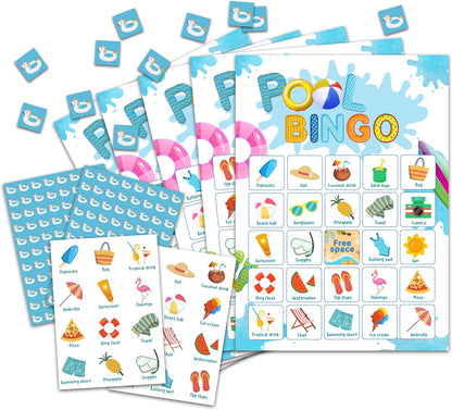 Baseball Bingo Card Game, Baseball Bingo Game for Adults, Sports Party Supplies, Favors, Baseball Party Decorations, Gift – 24 Players Bingo Game, C06