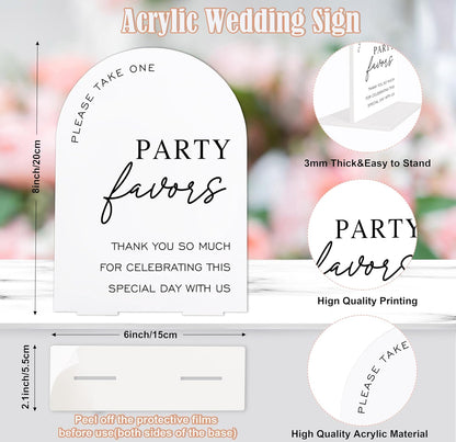 Sign Our Bible Wedding Sign, White Acrylic Wedding Guest Book Sign, Bridal Shower Decor, Elegant Arch Acrylic Table Top Signs for Reception Marriage Engagement Party Decorations