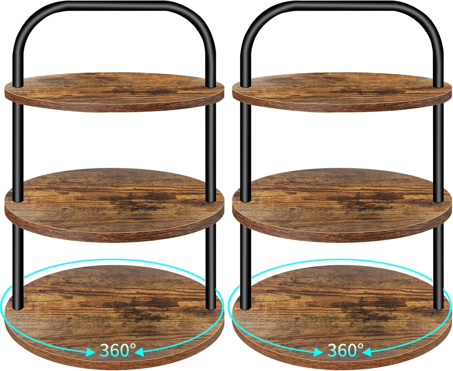 Cupcake Stand, Wooden Cupcake Stand for 100 Cupcakes 3 Tier Large Dessert Table Display Set Cupcake Tower Tiered Tray Stand Serving Tray for Party Supplies Vendor Display Farmhouse Decor
