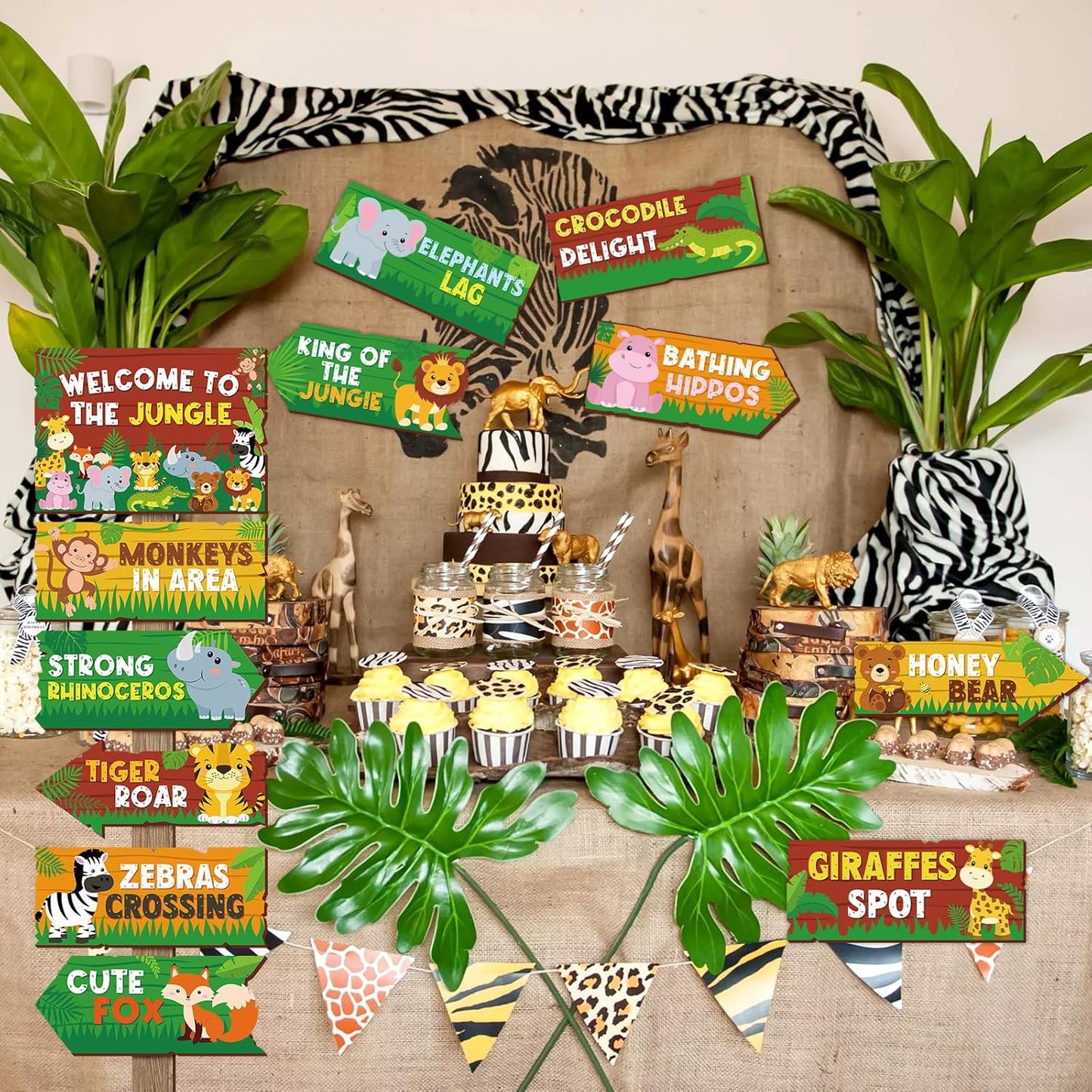24 Pieces Retirement Decorations Retirement Party Directional Sign Retired Welcome Signs for Adults Retirement Themed Party Decorations Birthday Party Supplies