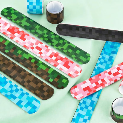Cartoon Animation Slap Wristband, 24 Pack - Birthday Party Supplies, Cartoon Theme Bracelets Goodie Bag Fillers for Birthday & Theme Parties