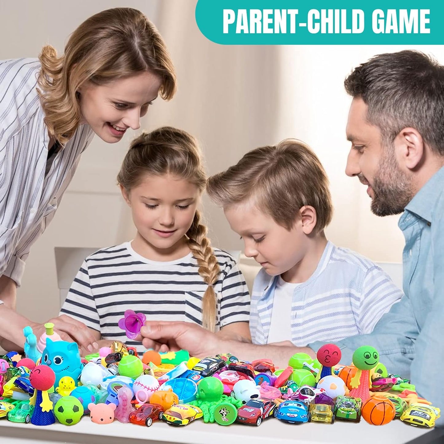 Party Favors for Kids, 64 Pcs Small Toys Prizes Bulk, Easter Basket Goodie Bag Stuffers, Pinata Egg Fillers, Treasure Box Toys for Classroom, Prize Box Birthday Gift Bag Student Rewards