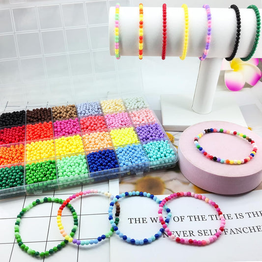 1016Pcs Glow in The Dark Round Beads, 6mm 8mm 10mm Luminous Round Bead Acrylic UV Color Changing Bracelet Beads Sun Sensitive Plastic Glow Bead Bulk for Jewelry Making Bracelets Necklace