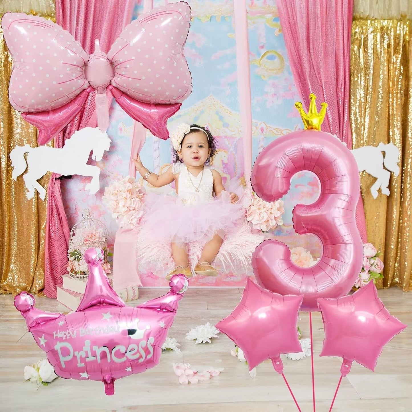 Dinosaur 5th Birthday Decorations, Dinosaur Birthday Party Decorations with Giant Inflatable Dinosaur Balloons 40 Inch Helium Foil Mylar Number 5 Balloons for Dinosaur Theme Birthday Party Decorations