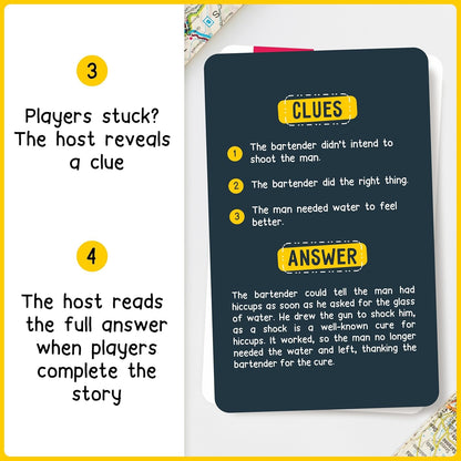 WELL BALANCED Road Trip Mysteries - Car Game for Adults & Teens, Road Trip Travel Essentials