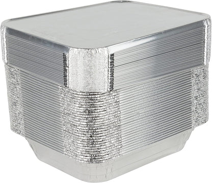Stock Your Home Aluminum Pans 9x13 Disposable Foil Pans (30 Pack) - Half Size Steam Table Deep Trays - Tin Foil Pans Great for Cooking, Heating, Storing, Prepping Food