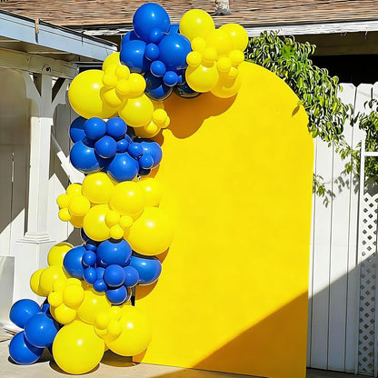 Black and Gold Balloons Garland Arch Kit, 134pcs Black and Metallic Gold Balloons with Different Size for 2026 Graduation Decorations, New Year, Birthday, Anniversary Party Decorations