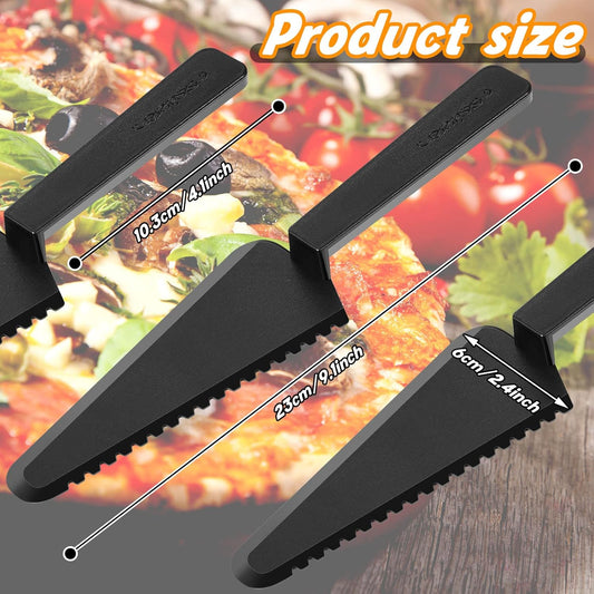 Suclain 50 Pieces Clear Disposable Cake Knife Bulk for Wedding Party 9.1 Inch Plastic Cake Server Cutting Plastic Spatula Knives Pie Pizza Pastry Slicer Serving Utensils for Kitchen