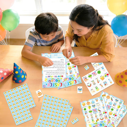 4th of July Bingo Game Set for 24 - Patriotic Party Activities, Independence Day Games for Family Reunion, School & Classroom Decorations – 5" x 7" Cards