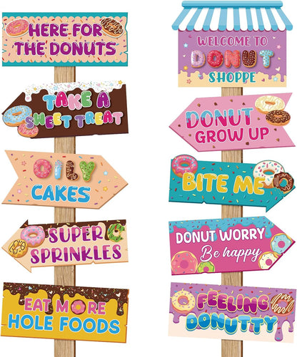 20 Pcs Luau Party Decorations Welcome Sign Summer Hawaiian Directional Signs Tropical Hawaiian Themed Birthday Decorations Luau Tiki Party Supplies with 2 Sheet Letter Stickers