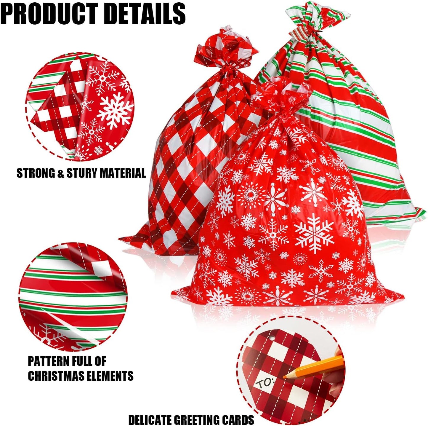CCINEE 150 Pcs Cellophane Treat Bags, 5 X 11 Inches Gold Star Print Clear Gift Wrap Candy Bags Goodie Bags with Twist Ties for Wedding, Birthday Party Favors, Bakery, and Gift Packaging