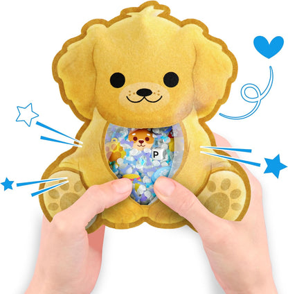 Vango BIZYBOO - The Original Seek & Find Plush - Hidden Object Search Problem Solving Educational Matching Game for Kids 2 and Up (Chill Bill)