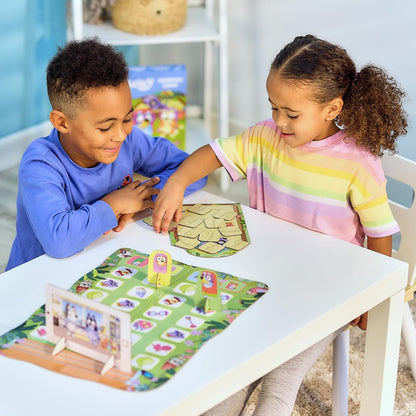 Bluey Fancy Restaurant Game, Join and Bingo as They Match Food Cards to Help Dad Prepare a Special Dinner for Mum, Serve up Fun While Building Memory and Matching Skills, Ages 3+, 2–4 Players
