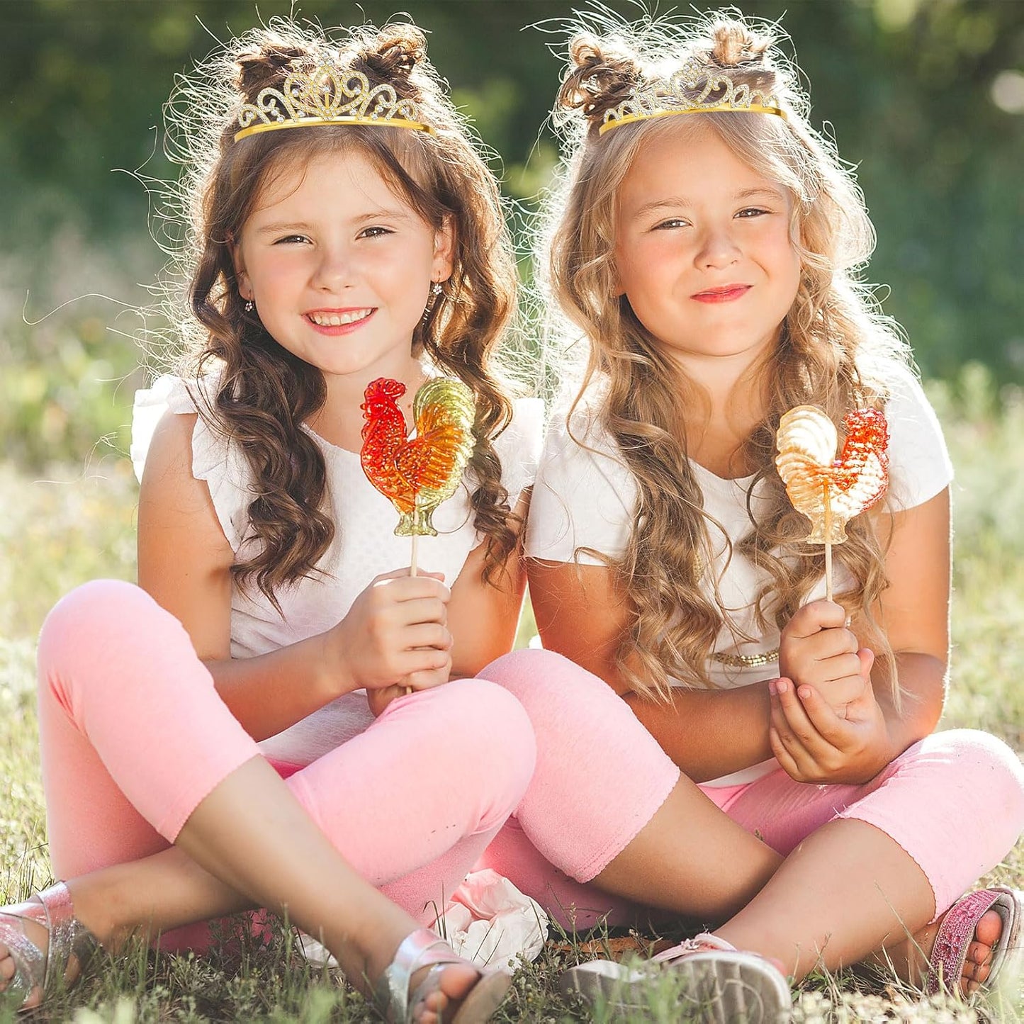 10 Pcs Crystal Crowns Headbands, Gold Princess Headband Rhinestone Crown Queen Headband with Comb for Women Princess Hair Accessories for Birthday Party, Wedding(Random)