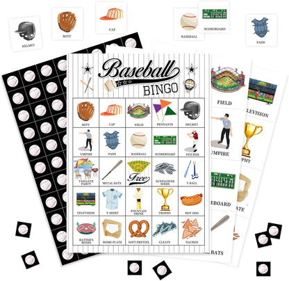 Book Bingo Game, Reading Party Bingo Cards Set, Read Themed Party Games Supplies for Book Lovers, Adults Family Friends Holiday Activities Favors Decorations for 24 Player, 01