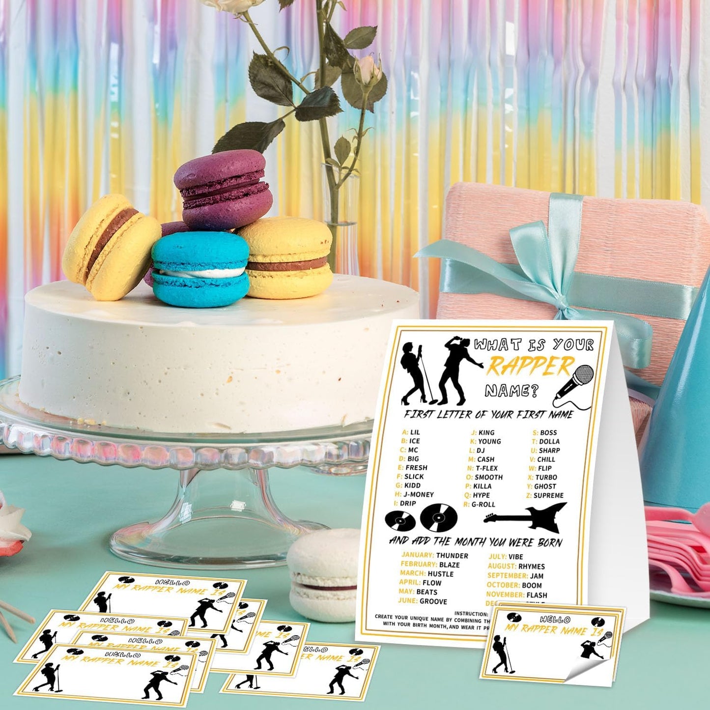 Gamer Birthday Party Decorations, Funny Video Game Party Night Favors Set,What's Your Gamer Name Perfect for Birthday Party Baby Shower Activities(31pcs)