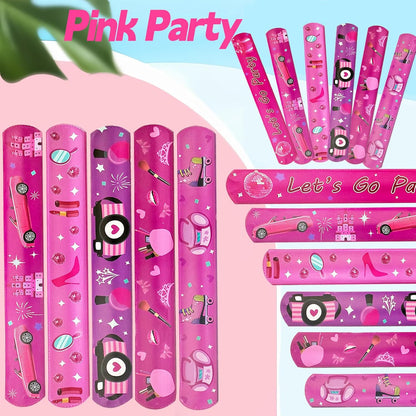 CZWXOXO 24 Pcs Race Car Party Decorations Favors Racing Bracelet Racing Wristbands Bracelet Checkered Slap Bracelets Dirt Bike Task Game Decorations Car Birthday Party Supplies