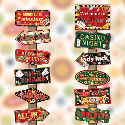 24 Pieces Retirement Decorations Retirement Party Directional Sign Retired Welcome Signs for Adults Retirement Themed Party Decorations Birthday Party Supplies