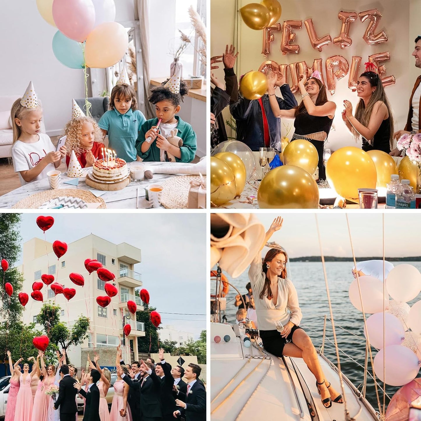 13L Helium Tank Up To 50 Latex Balloons, Helium Tank For Balloons At Home, 50 Latex Balloons And Ribbons Included