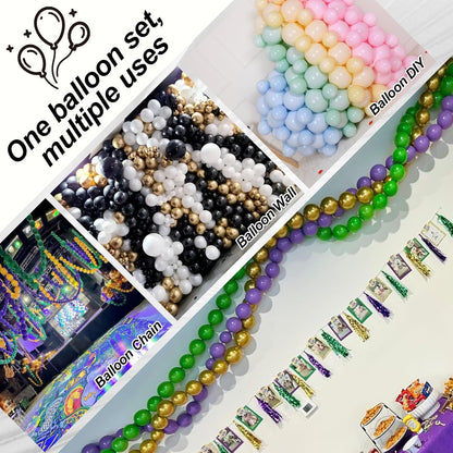 Gold Quick Link Balloons, 60PCS Linking for Balloon Wall Arch Chains, 6inch Linkable for Wedding Birthday Baby Shower Engagement Graduation Party Decorations