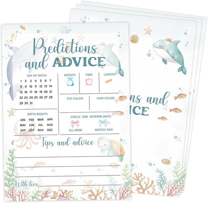 Under The Sea Baby Shower Bingo Game, Pack of 30 Game Cards, Sea Creatures Ocean Shower Game, Gender Reveal Party Decorations, Gender Neutral - KR77