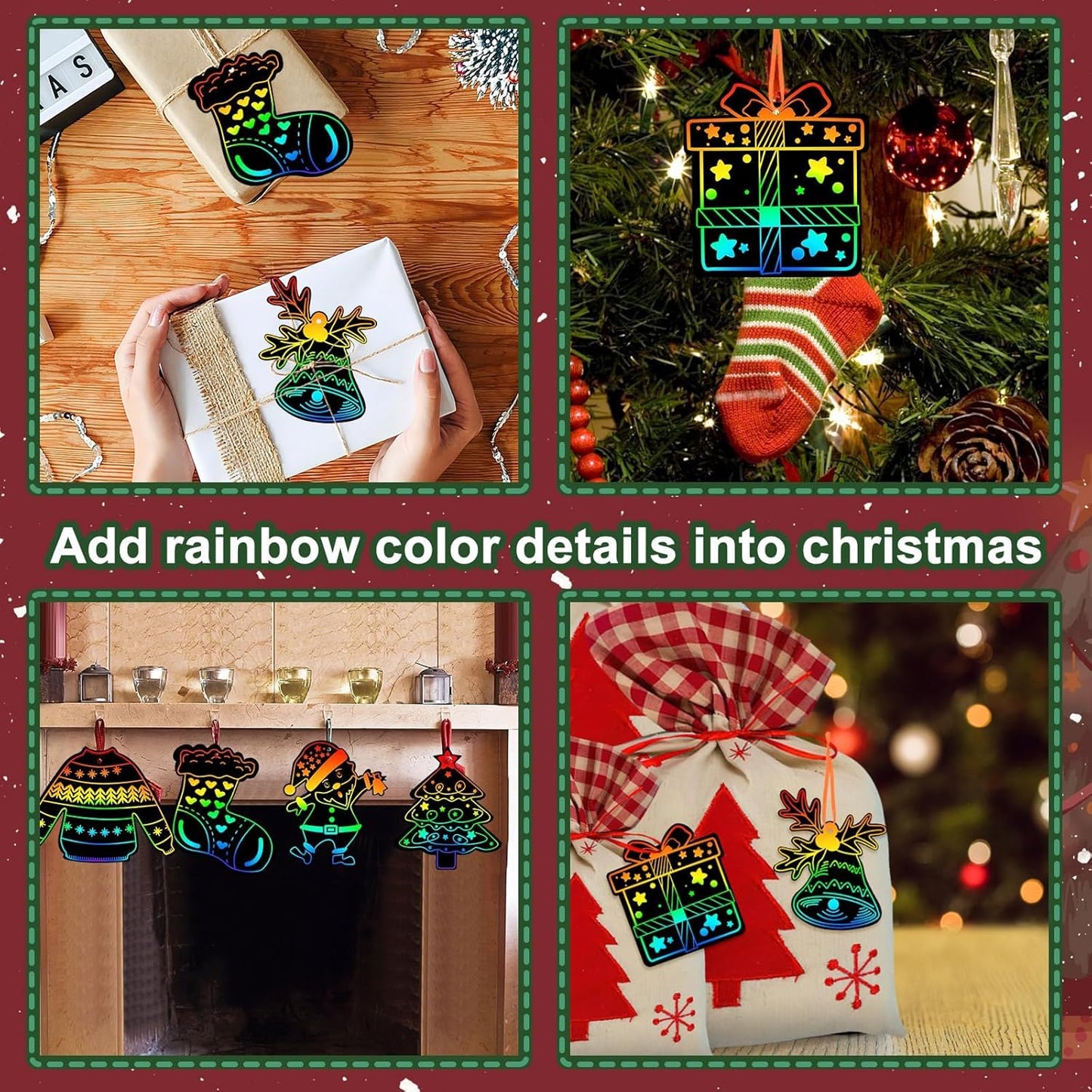 JULMELON 36 PCS Ocean Crafts, Rainbow Scratch Art Under The Sea Party Favors DIY Magic Color Summer Ocean Animals Scratch Cards for Summer Party Favors School Activities