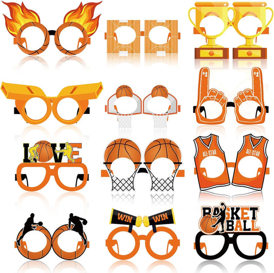 32 Pcs Spa Party Favors Paper Glasses Makeup Paper Eyeglasses Frames Spa Photo Booth Props Selfie Props for Makeup Birthday Party Decorations