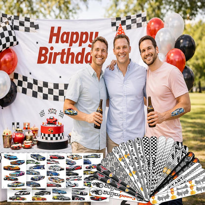 84PCS Engeering Vehicle Party Favors Set – 24pcs Slap Bracelets & 60pcs Temporary Tattoos with Construction Vehicle Designs, Engeering Theme Party Supplies for, Truck Decorations