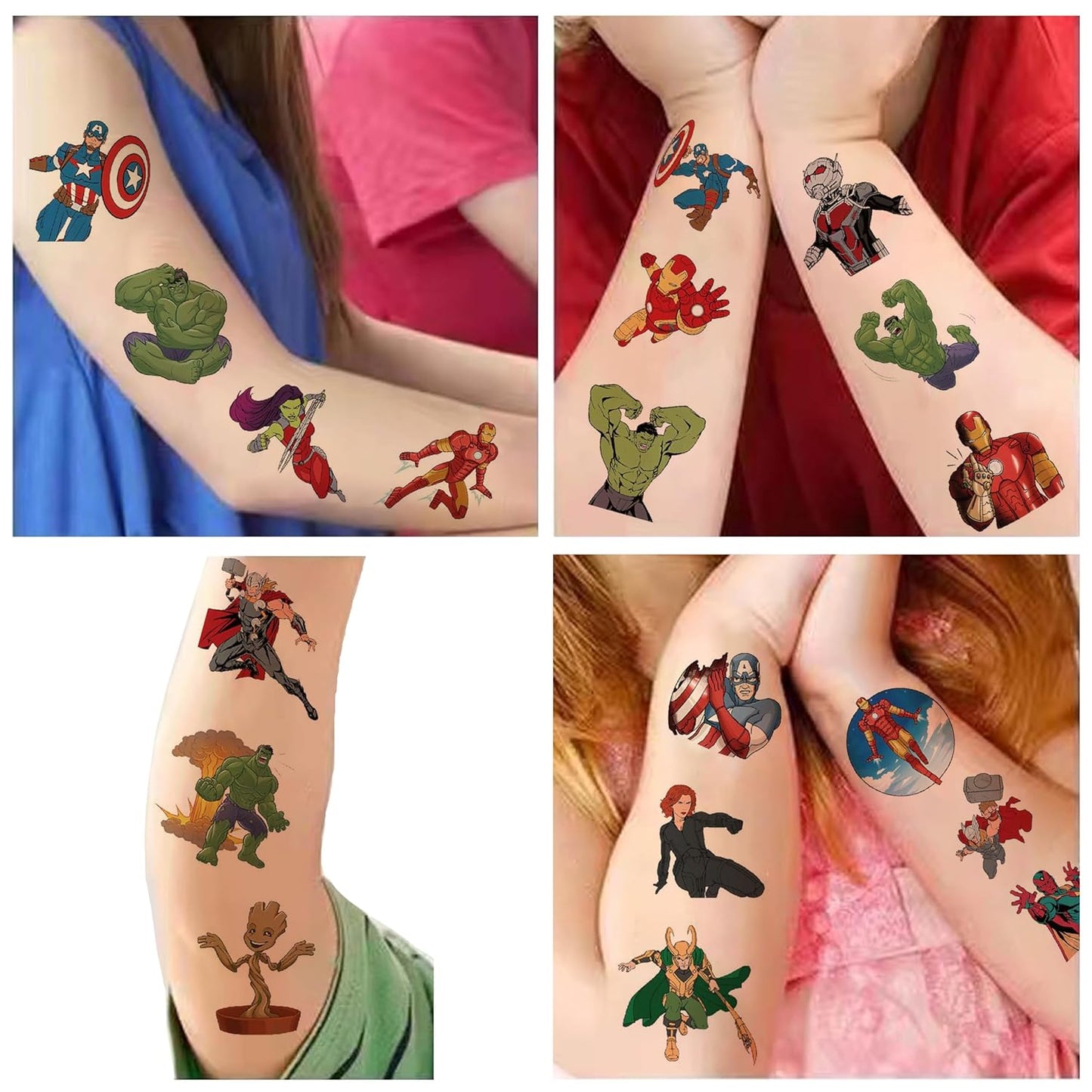 40Sheets Cartoon Mario Temporary Tattoos for Kids Birthday Party Favors Cute Mario Decoration Sticker Gifts for Girl Boys Home Activity Class Prizes Carnival Christmas Rewards