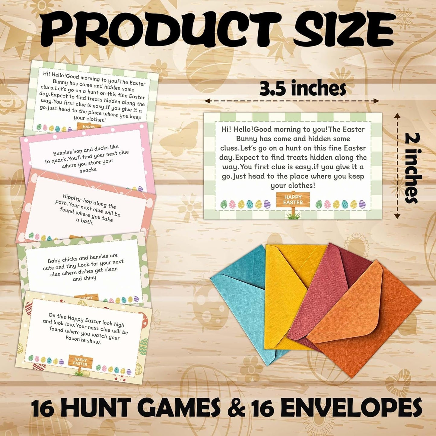 Easter Scavenger Hunt for Adults, Easter Egg Party Games, Bunny Treasure Hunt Clues Game Cards, Spring Holiday Activities for Large Groups, Family Party Decorations Supplies Favors -02