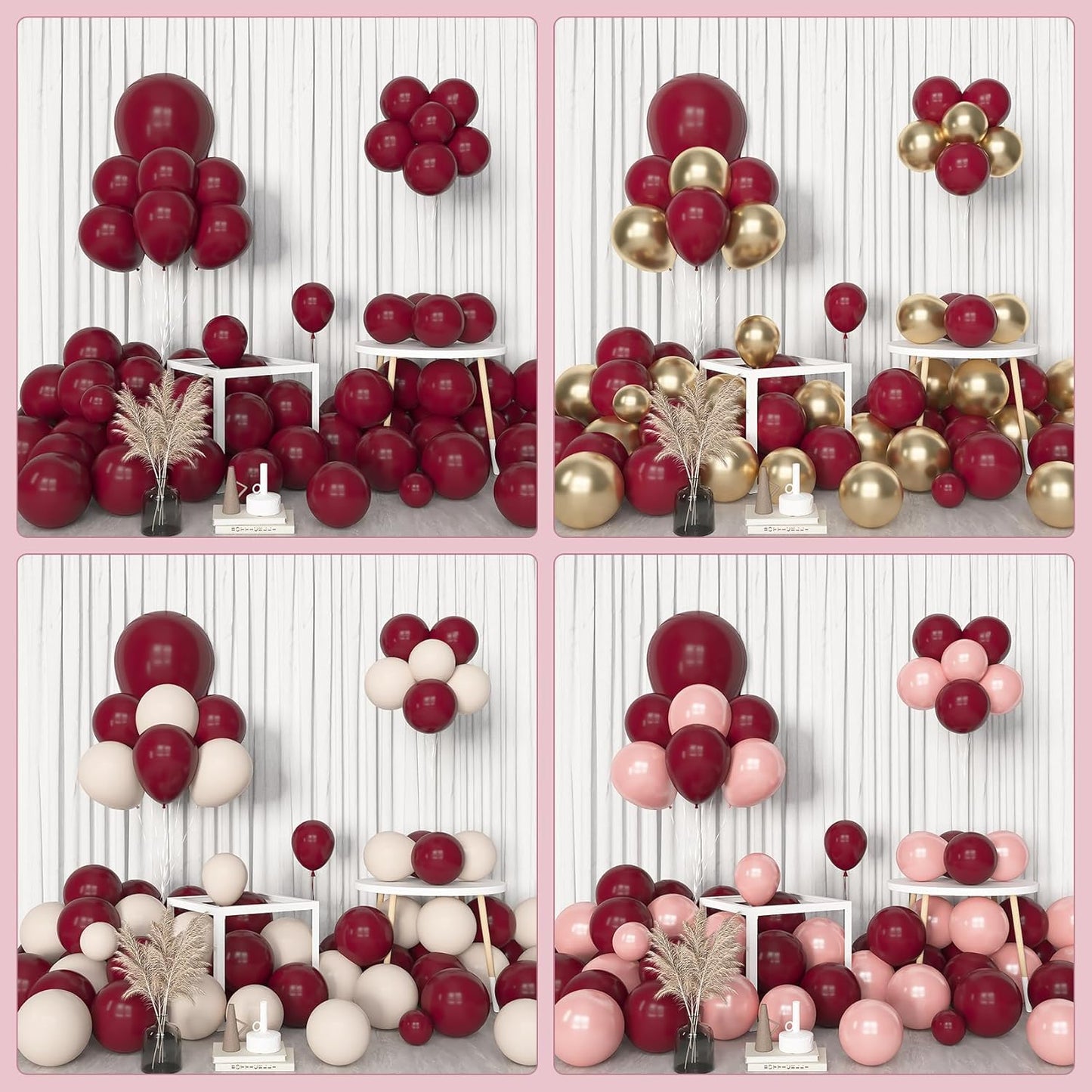 Amandir 153pcs White Sand Balloons Arch Garland Kit Different Sizes 18 12 10 5 Inch Cream Beige Sand White Latex Balloon for Birthday Boho Neutral Baby Shower Wedding Anniversary Party Decorations