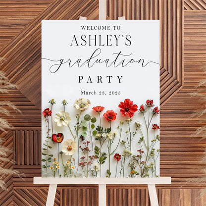 Personalized 2026 Graduation Party Welcome Sign, Minimalist Grads Decor, Class of 2026 Graduation Party Poster, Custom Graduation Party Sign, Congrats Grad Decorations Design 2