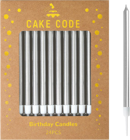 Pink Gold Long Thin Birthday Candles, Cake Candles, Birthday Parties, Wedding Decorations, Party Candles