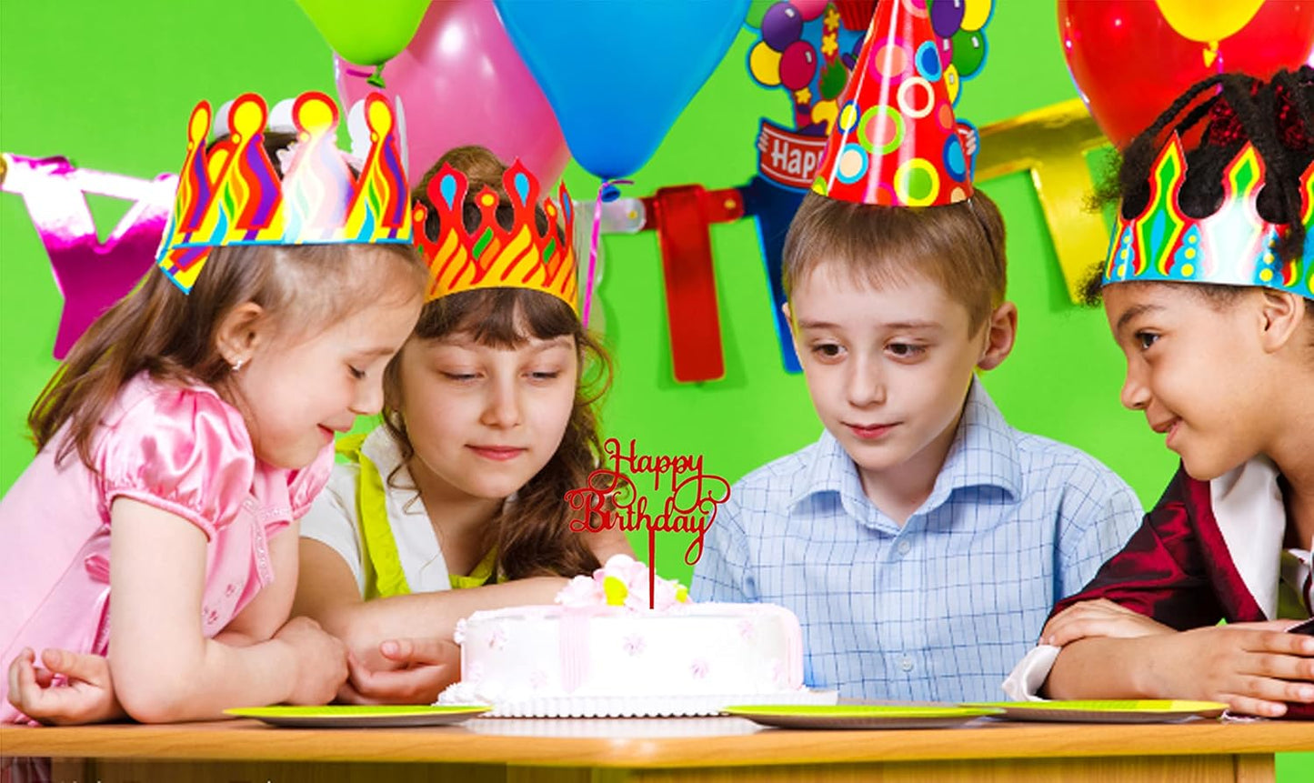 DIY Happy birthday Cake Topper Black Acrylic