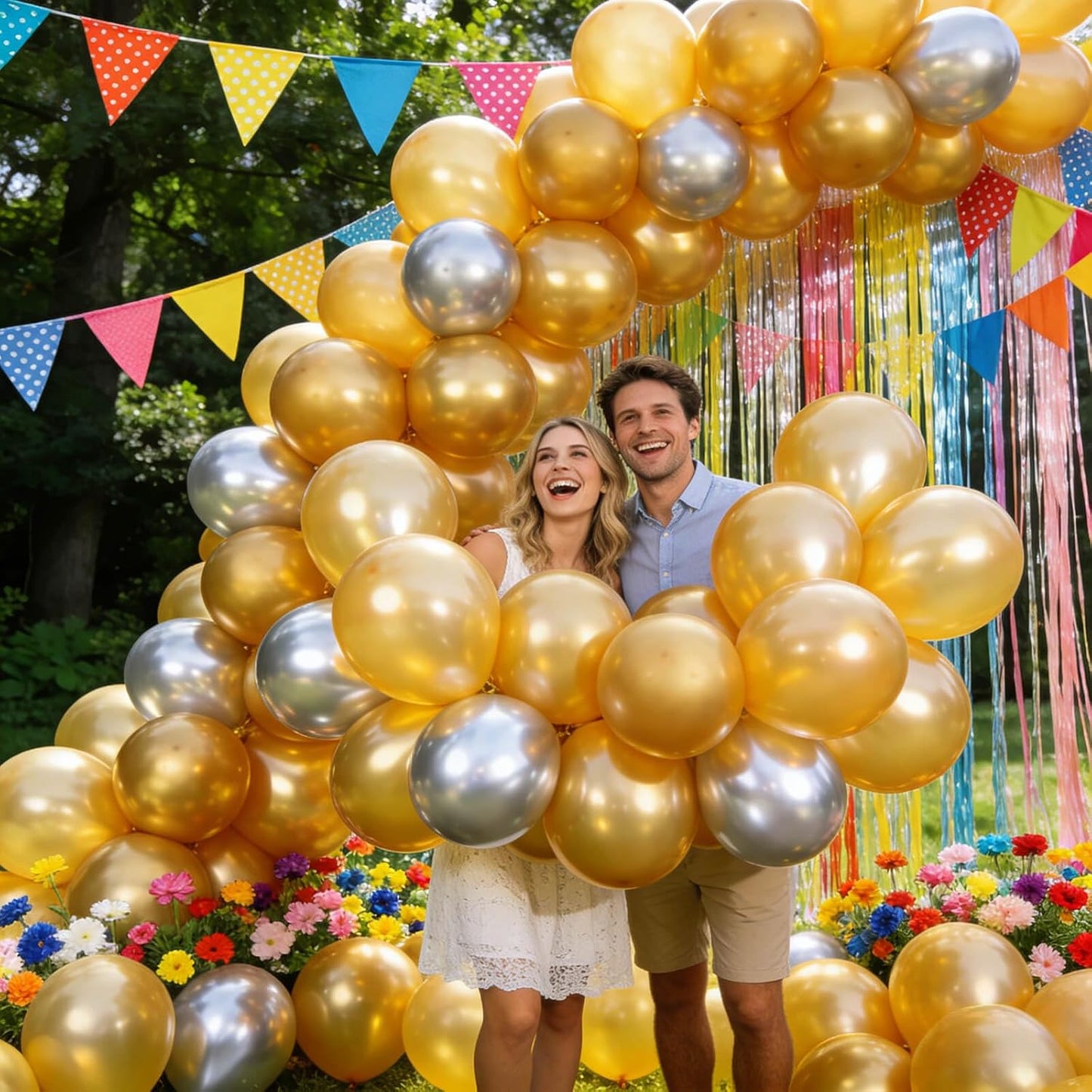 110pcs Black Balloon 12 inch, Black Latex Balloons for Birthday Party Baby Shower Wedding(with 2 Ribbons). - Colors B