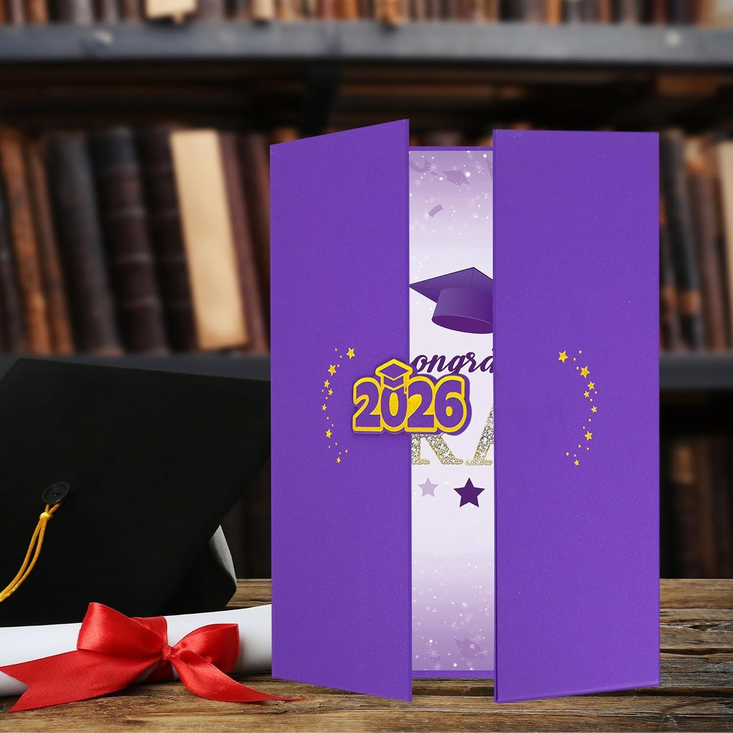 Vlipoeasn 2026 Graduation Guest Book Alternative, Black Gold Class of 2026 Graduation Party Decorations, Graduation Signature Book for 2026 College High School, Unique Graduation Gifts for Friends