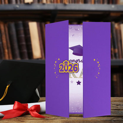 Vlipoeasn 2026 Graduation Guest Book Alternative, Black Gold Class of 2026 Graduation Party Decorations, Graduation Signature Book for 2026 College High School, Unique Graduation Gifts for Friends