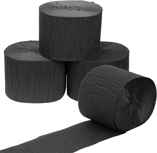 8 Rolls Crepe Paper Streamers, 8 Color Streamers 656 Ft, Rainbow Party Decorations, Streamers for Party Decorations, Birthday Decorations, Baby Shower, Wedding (1.8 in x 82 ft/Roll)