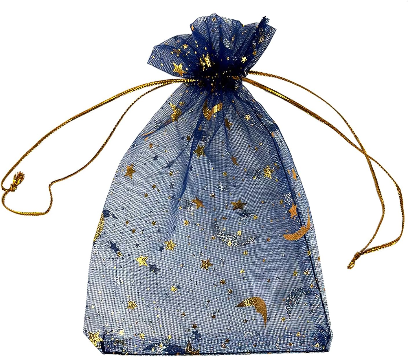 100PCS White Organza Bags, 4x6 Inch Small Mesh Bags Drawstring, Jewelry Gift Bags for Easter, Party, Festival, Bathroom Soaps, Makeup