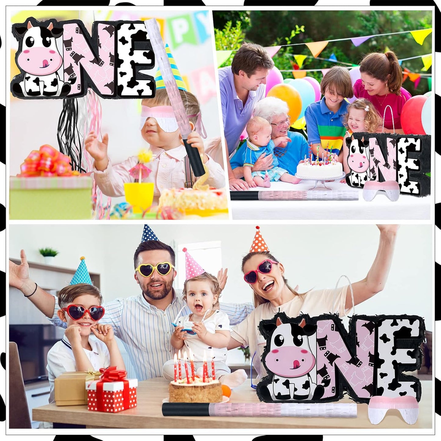 Baseball Piñata with Blindfold Bat for Birthday Party Softball Paper Piñata Sports Balls Confetti Baseball Party Supplies for Birthday Party Decorations 13.19 x 13.19 x 3 Inch(Cool)